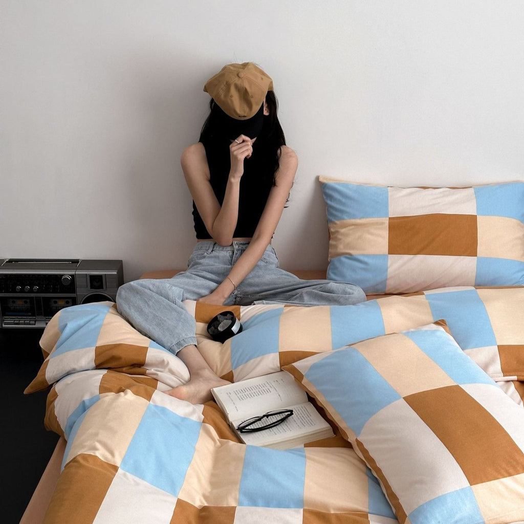Funky Checkered Bedding Set