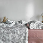 Gray Floral Reverie Bedding Set