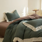 Morning Coffee Tartan Bedding Set