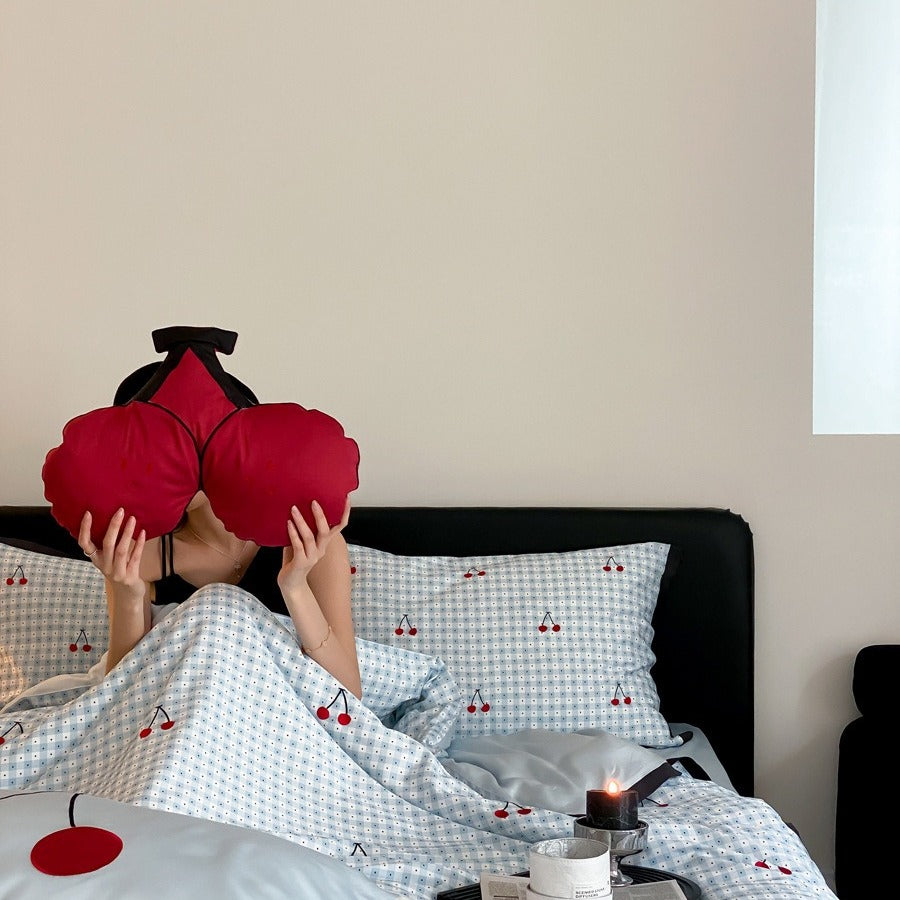 Cherry Soda Lyocell Bedding Set