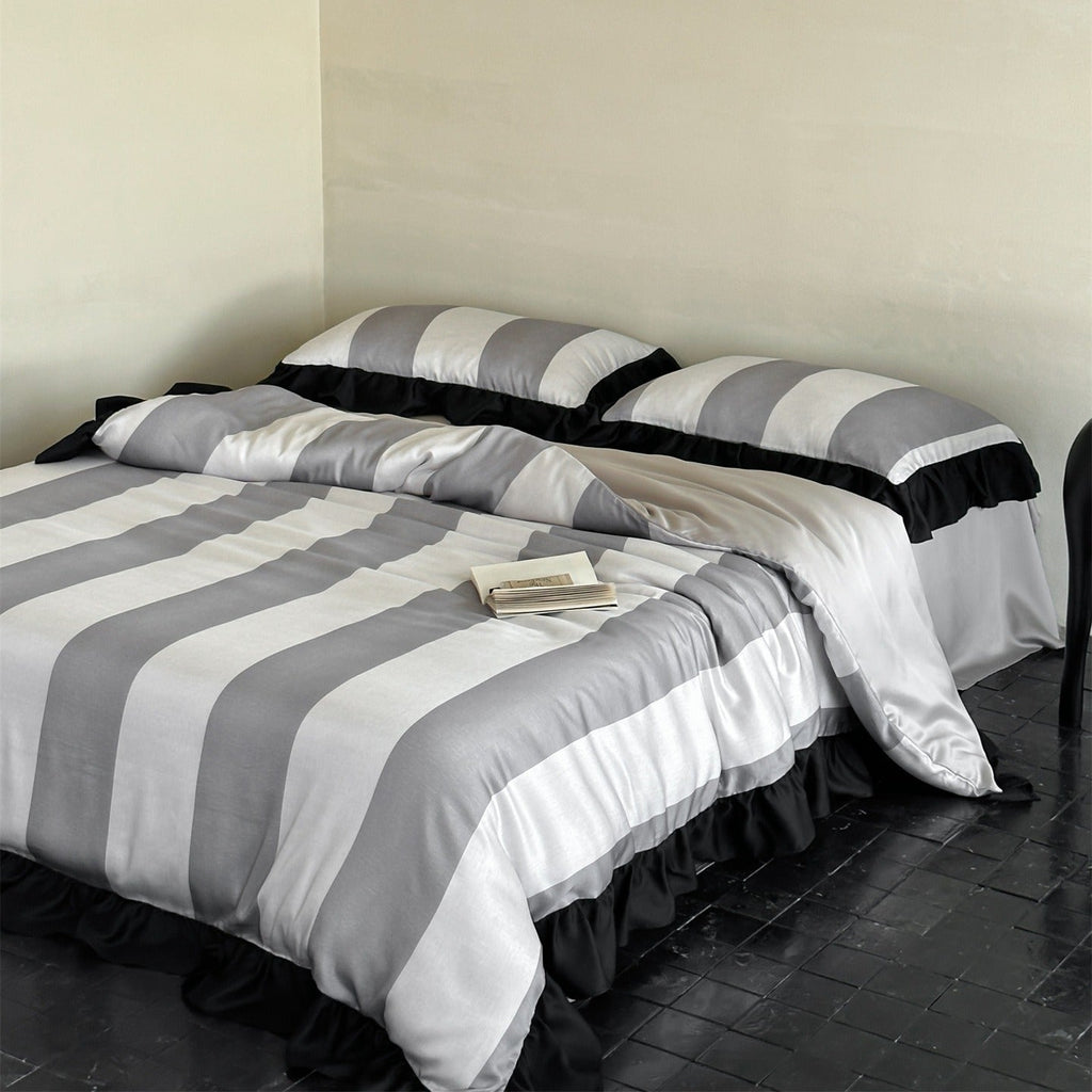 Midnight Stripes Bedding Set