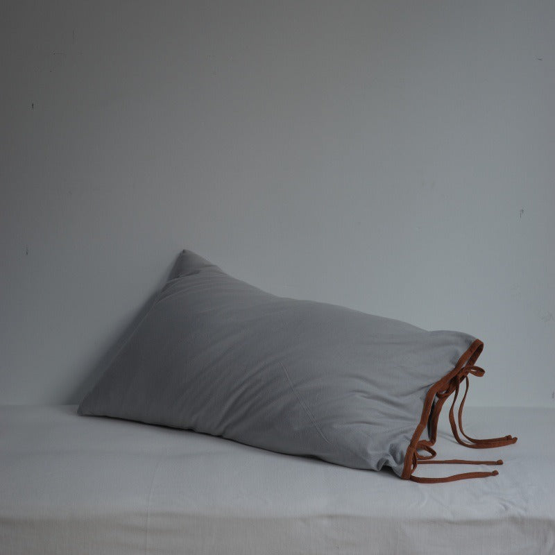 Soft Tie Jersey Cotton Pillowcase Set