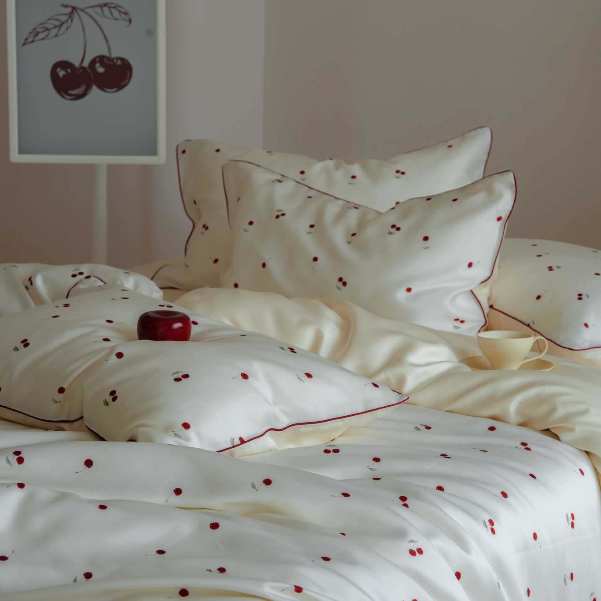 Cherry Lyocell Bedding Set