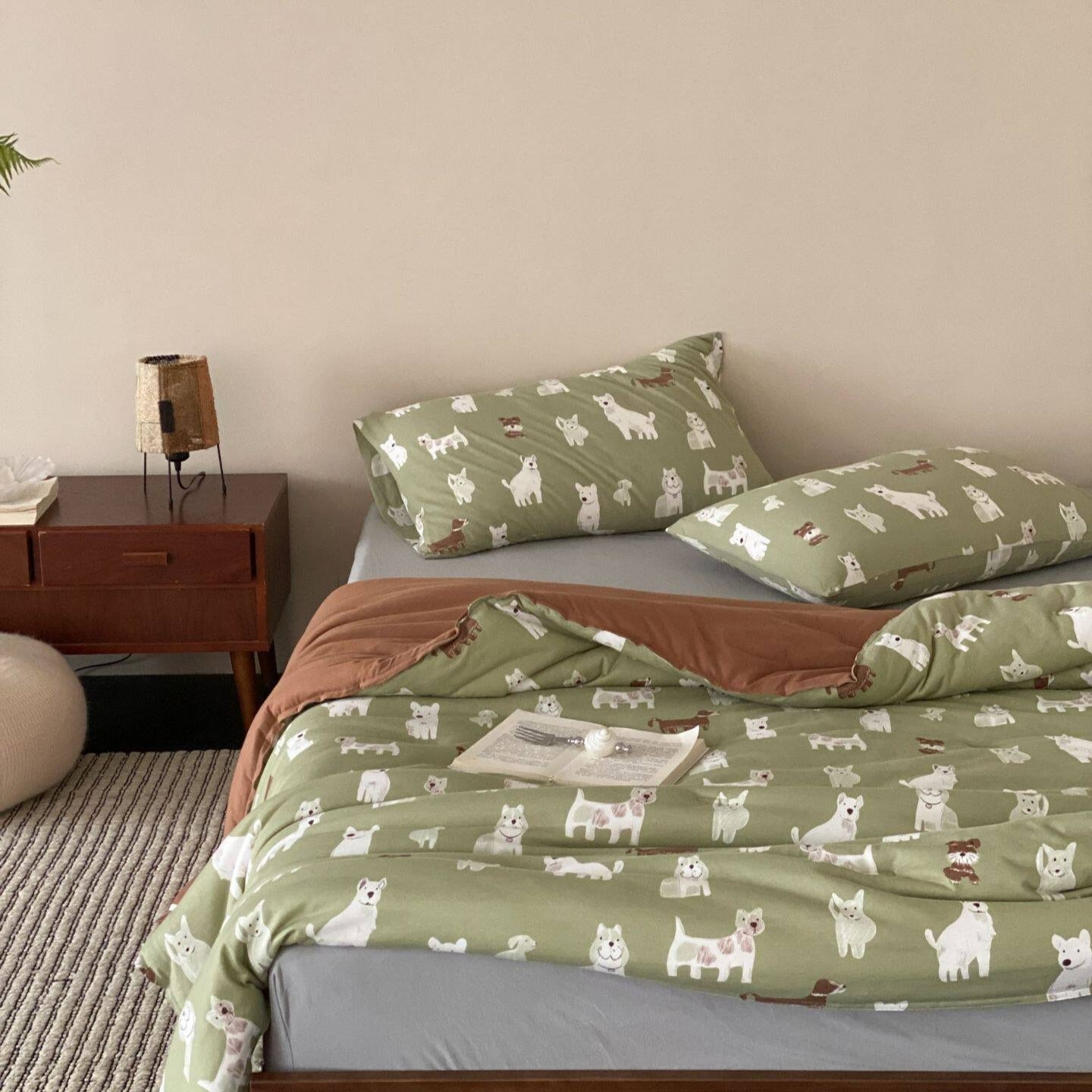 Dog Park Summer Quilted Blanket