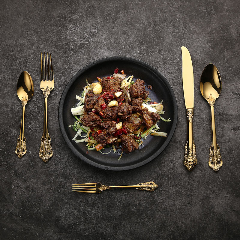 Ducal Gold Forged Stainless Steel Cutlery Set