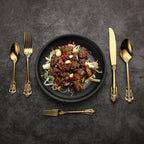 Ducal Gold Forged Stainless Steel Cutlery Set