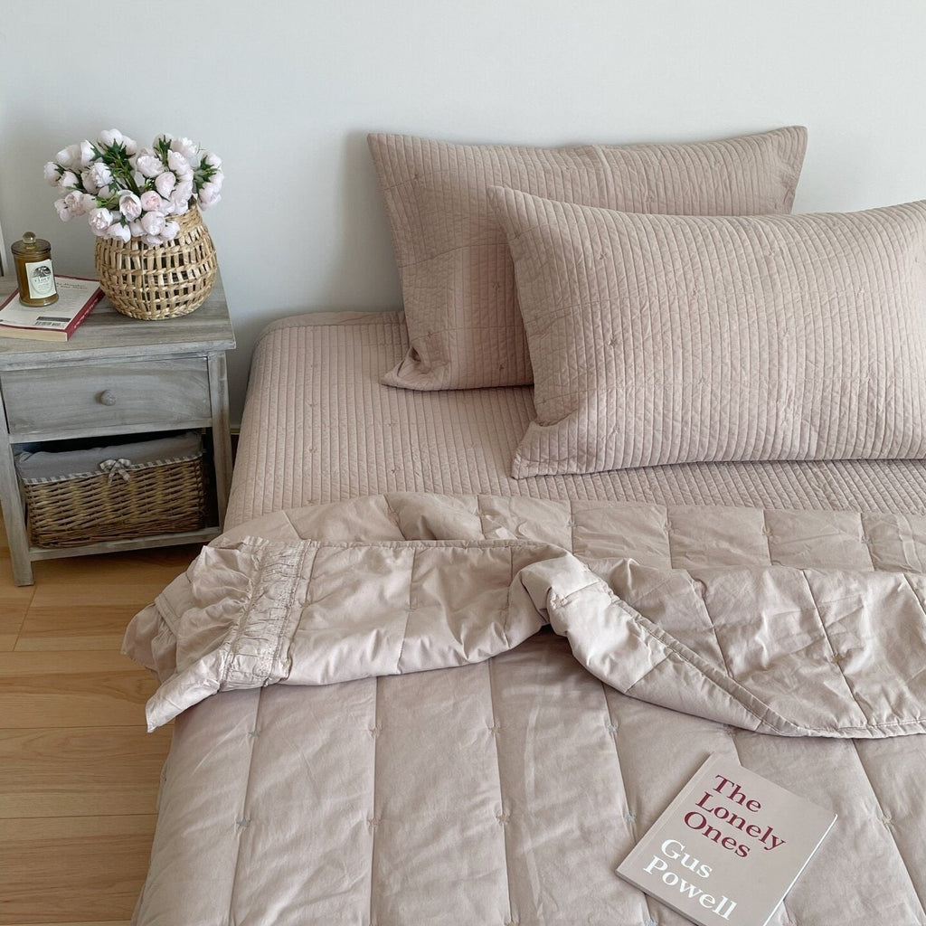 Twinkle Star Summer Quilted Blanket