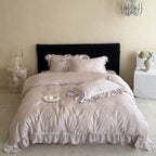 Vivian Bow Jacquard Bedding Set
