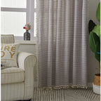 Beach Villa Striped Curtain