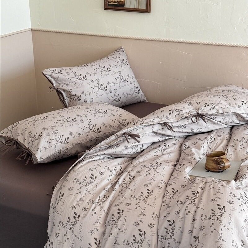 Serene Botanical Bedding Set