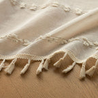 Farmhouse Pom Pom Tassel Tablecloth