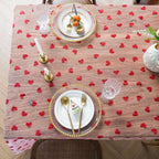 Love Heart Mesh Tablecloth