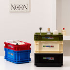 Retro Stackable Storage Case Set