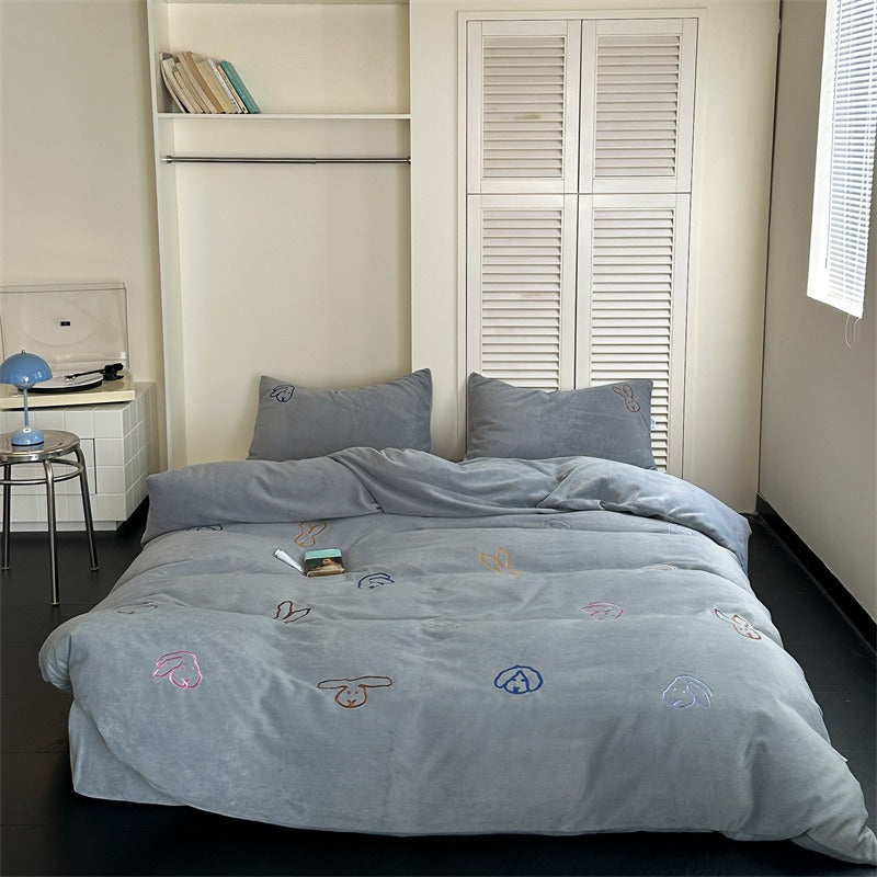 Warm Bunny Bedding Set