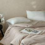 Minimalist Stripe Summer Quilted Blanket