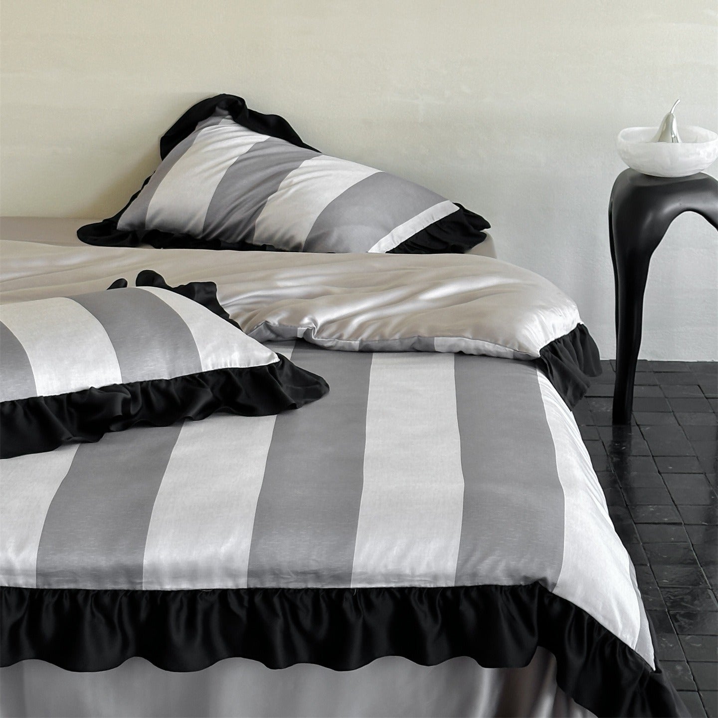 Midnight Stripes Bedding Set