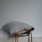 Soft Tie Jersey Cotton Pillowcase Set