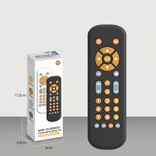 Baby Remote Control Toy - Interactive Educational Musical Toy for Toddlers