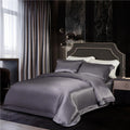 Eloise Quartz Lavender Luxury Pure Mulberry Silk Bedding Set
