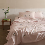 Cottage Wildflower Summer Quilted Blanket