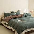 Morning Coffee Tartan Bedding Set