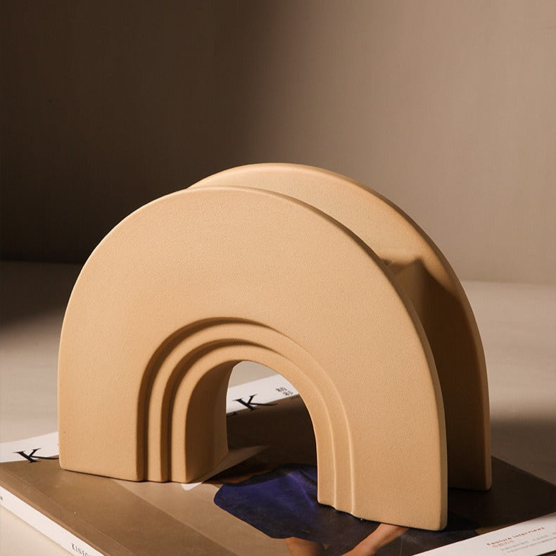 Modern Arched Ceramic Vase