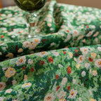 Grandma's Garden Round Tablecloth