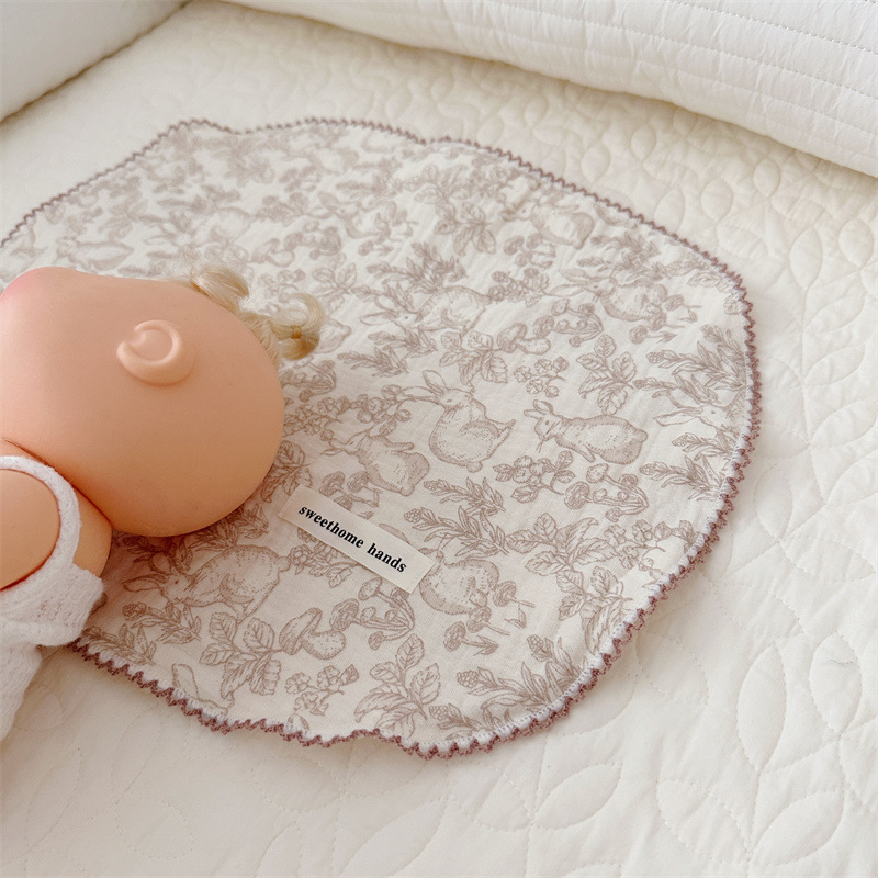 Floral Lullaby Burp Cloth Set