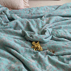 Butterfly Canvas Summer Quilted Blanket