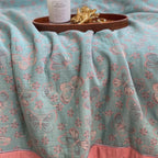Butterfly Canvas Summer Quilted Blanket