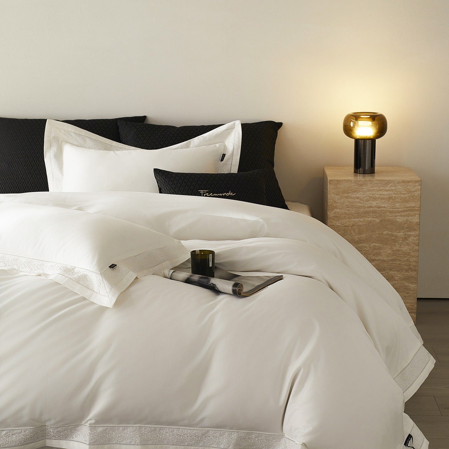 Silky Sateen Foliage Bedding Set
