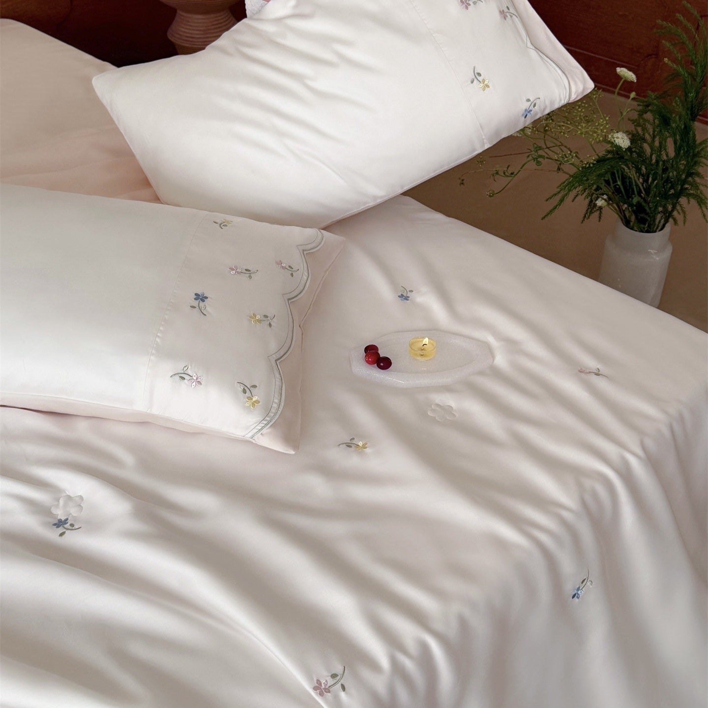 Mini Bloom Lyocell Summer Quilted Blanket