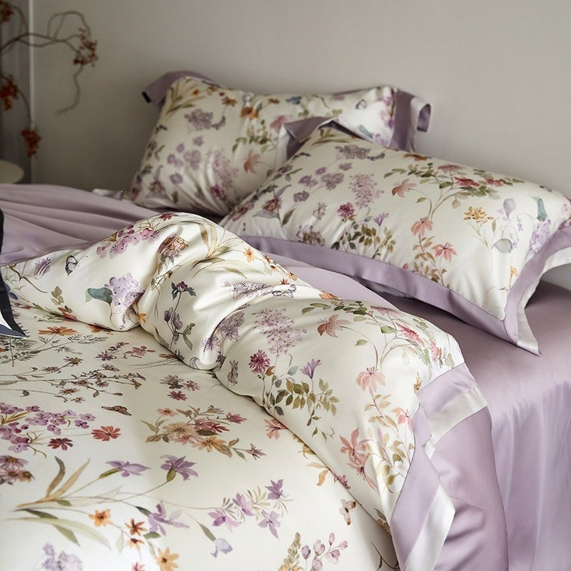 Delicate Spring Lyocell Bedding Set