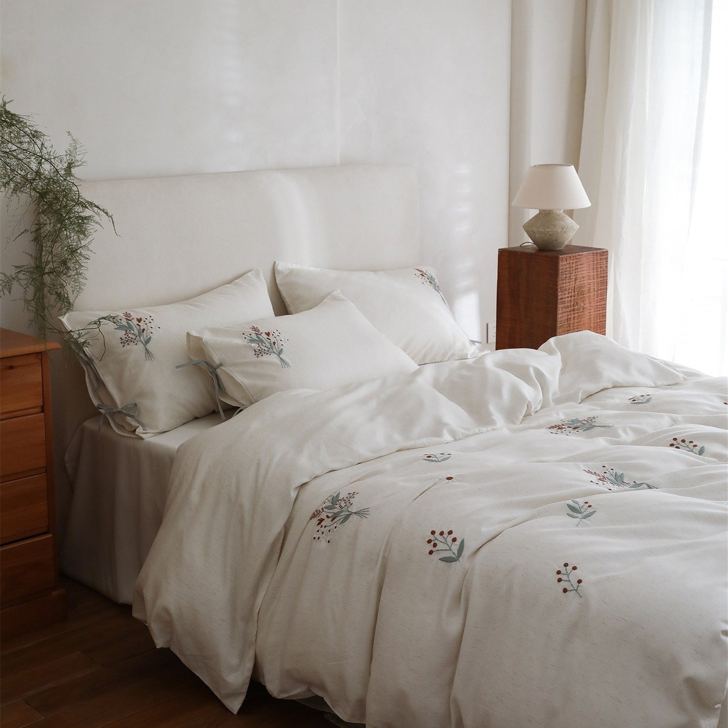 Wildflower Bow Bedding Set