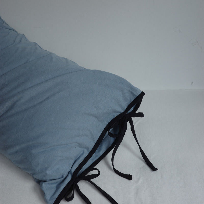 Soft Tie Jersey Cotton Pillowcase Set