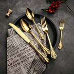 Ducal Gold Forged Stainless Steel Cutlery Set