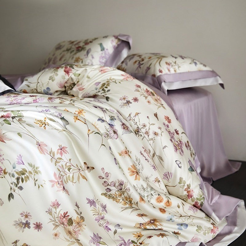 Delicate Spring Lyocell Bedding Set