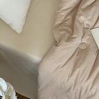Minimalist Stripe Summer Quilted Blanket