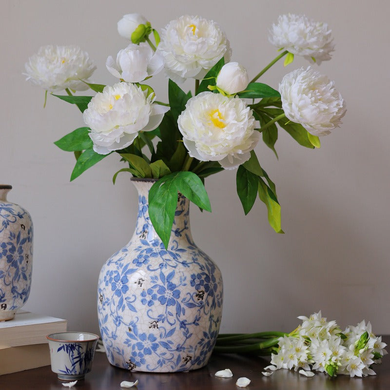 Blue Countryside Ceramic Vase