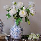 Blue Countryside Ceramic Vase