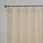 Soft Glow Lace & Fringe Curtain
