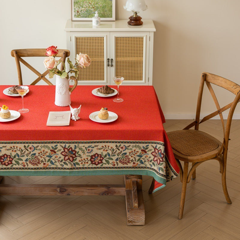 Cleaning Garland Tablecloth