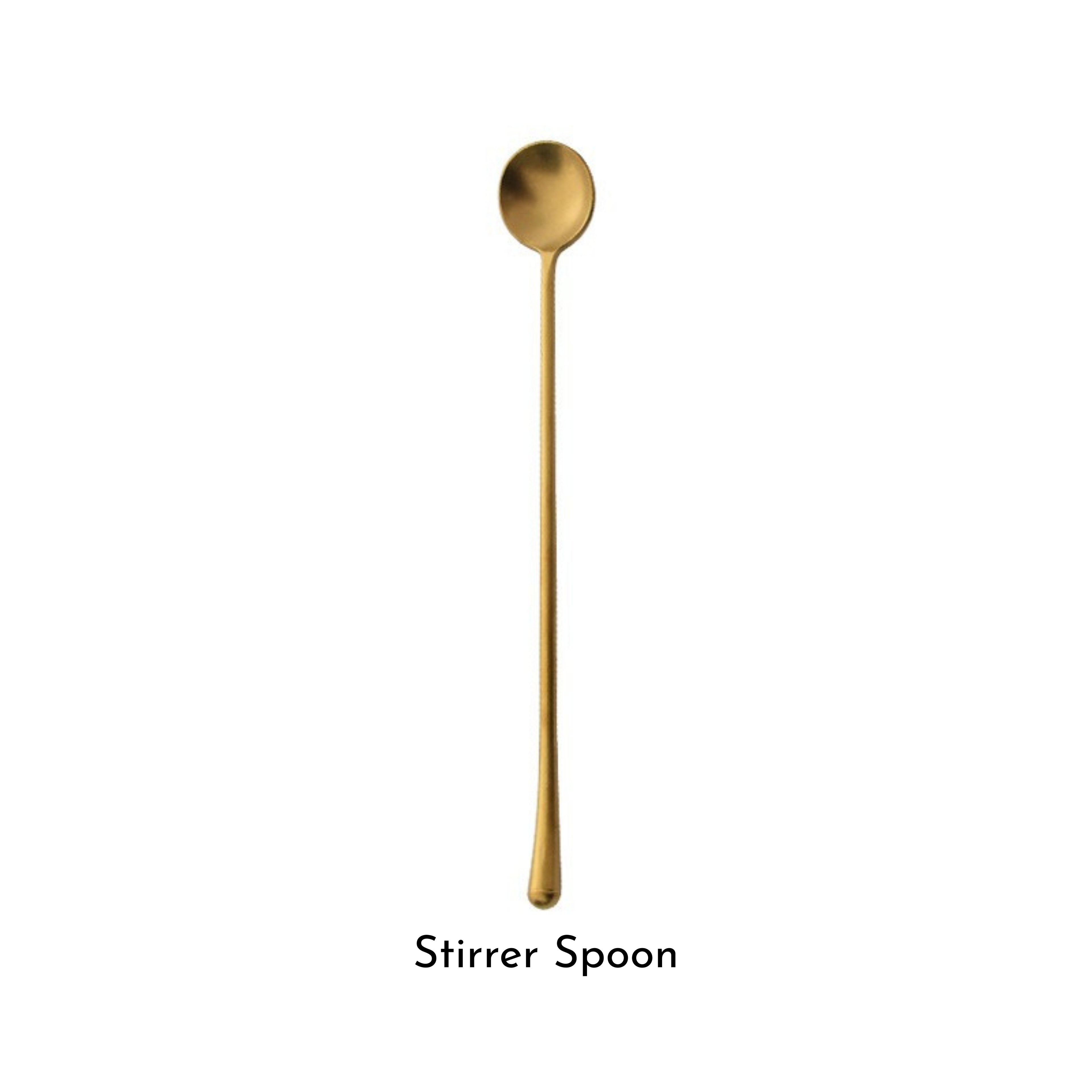 Retro Matte Gold Cutlery