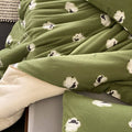 Pasture Sheep Summer Quilted Blanket