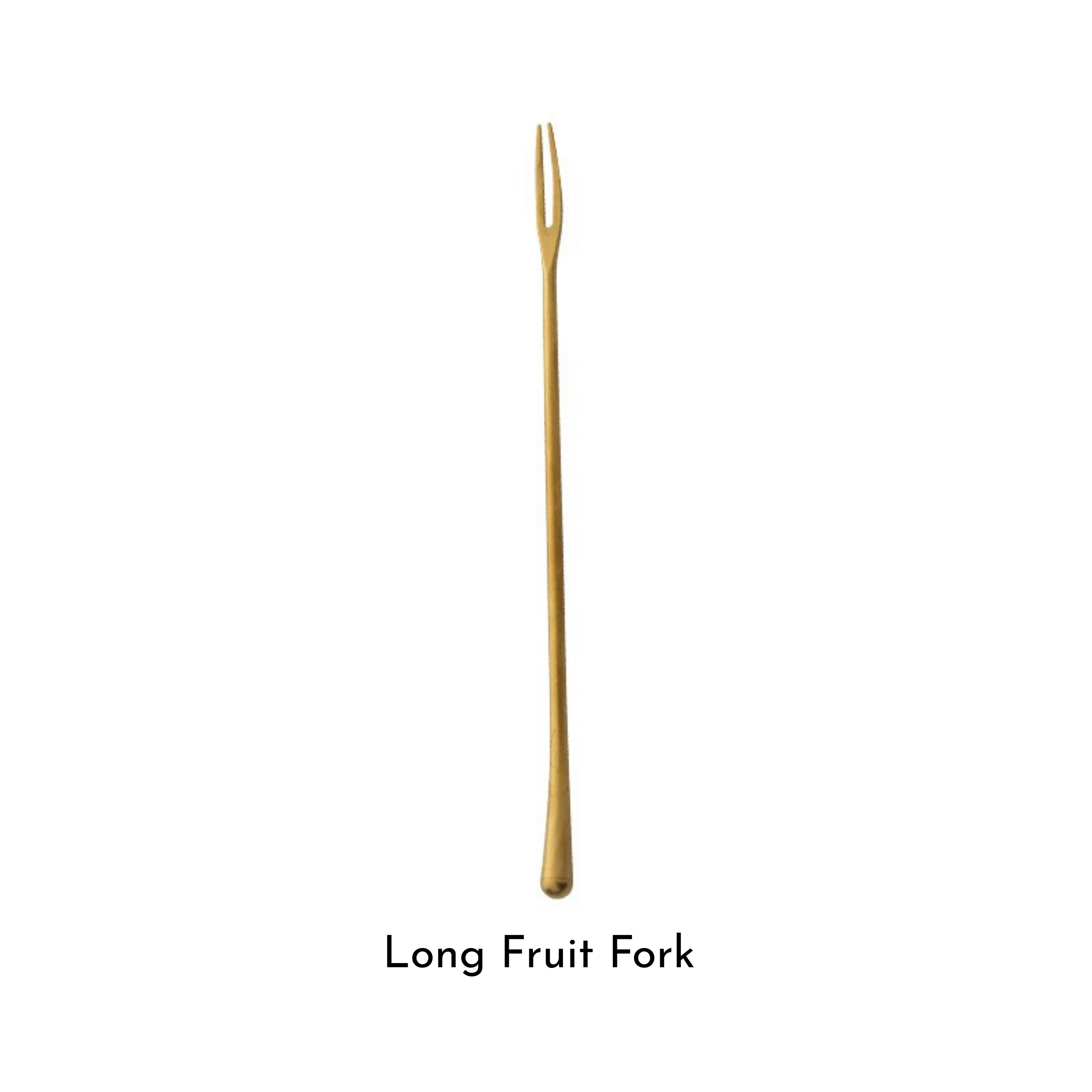 Retro Matte Gold Cutlery