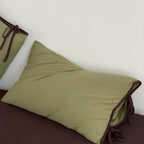 Soft Tie Jersey Cotton Pillowcase Set