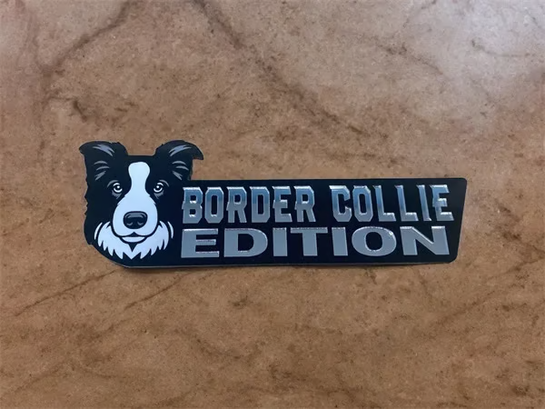 🎅2025 Christmas Hot Sale - Dog Car Badge Laser Cutting Car Emblem