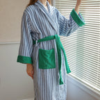 Candy Stripe Luxe Robe