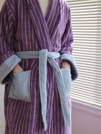 Candy Stripe Luxe Robe