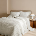 Cream Puff Quilt Cover Set